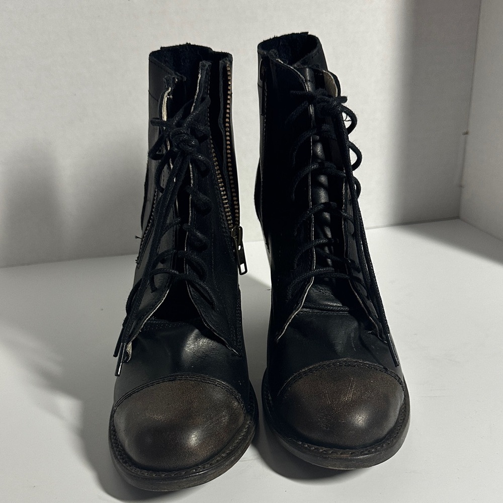 Freebird by Steven Black and Brown Ankle Boots